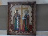 Icoana pe sticla - Sfintii Imparati Constantin si Elena