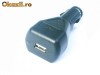 INCARCATOR AUTO IESIRE USB 5V SI 1A pt ORICE PDA / Palm / iPOD