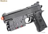 Pistol Airsoft PERFECT LEGAL cu Lanterna si Laser + 1000 Bile SUPER OFERTA