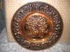 Aplica perete din arama cu scena de familie de epoca