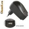 ADAPTOR USB PENTRU VERTU PRIZA SI/SAU AUTO 1000 mA CU 5V COMPATIBIL CU ORICE DISPOZITIV CARE ARE SUPORTA INCARCARE PRIN USB
