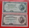 Lot 2 bancnote Ungaria o suta milioane pengo 1946