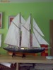 Macheta corabie Bluenose II - copie fidela din lemn lucrata manual - EXCEPTIONALA
