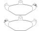 Placute frana Renault Espace,Laguna,Safrane 92-