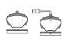 Placute frana Landrover Discovery, Landrover Range Rover - spate