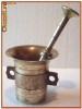 Piulita  / mojar din bronz masiv - vechi, pt colectionari (3)