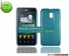 HUSA BLUE GEL - SILICON LG OPTIMUS 2X P990 - TRANSPORT GRATUIT