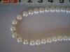 COLIER PERLE NATURALE ( marine), AUR 18K