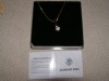 Lantisor placat cu aur 24k cu diamant