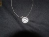 Lant cu medalion cu pietre Swarovski