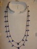 KYANITE,COLIER AUR ALB 14K CU KYANITE,12GR.290euro