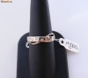 Verigheta aur alb 14K, 3.9g, model unicat cu 10 BRILIANTE
