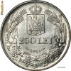 Moneda de argint 250 lei mihai regele romanilor 1941