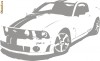 Tatuaje de perete, Stickere de perete, Mustang