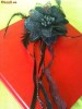 Brosa floare neagra