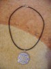 medalion/pandantiv handmade sticla vitraliu superb italia