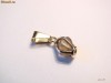 pandantiv medalion amuleta aur 14K cu Diamant