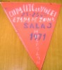 Fanion sport Cupa UTC la Volei 23-25 VII etapa pe zona Salaj 1971   ROSU