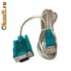Cablu adaptor USB la SERIAL COM (9 PINI)