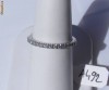 Verigheta dama aur 14K, 2g, jumatate din banda pavata cu cu 17 BRILIANTE de 1,5mm