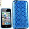 Husa Apple Ipod Touch 4 - de silicon dur albastra / calitate garantata