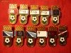 Set 11 Insigne Sportive - CUPA  URSS- Fotbal