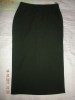 Fusta de ocazie, neagra din stofa, cu captuseala. Size L.