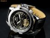 ceas de lux calvaneo 1583 astonia diamond black diamante automatic