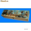 PICTURA Caseta lemn pentru bijuterii pictata - Cutie vin - accesorii Omagiu CARL LARSSON - TRANSPORT GRATUIT!