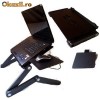 Suport pentru laptop cu ventilatoare si mouse pad