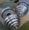 GANTERE/HALTERE !!! SET DE GANTERE 2X10KG=20KG CROMATE !!!