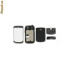 Carcasa BlackBerry 9700 Bold, 9780 Bold neagra argintie Originala (NOUA), Fata, mijloc / miez, capac baterie, tastatura, butoane laterale, conectori