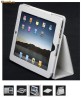 Toc din piele alba apple ipad 1 + folie husa alba expediere gratuita