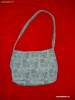 Geanta bleu cu model 20x15cm stare buna  A4