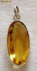 PANDANTIV HONEY QUARTZ-(3-36)- Argint 925-PROMOTIE DE PRIMAVARA