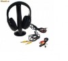 CASTI WIRELESS CU RADIO FM SI MICROFON