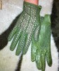 Manusi dama piele naturala verzi ,mar. S