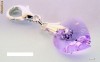 Pandantiv placat cu argint cu CRISTAL SWAROVSKI AUTENTIC-cod HM 21