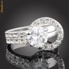Inel Crystal Silver Swarovski