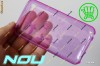 Husa Silicon GeL TPU MoV iPod 4th Touch 4 de CaLiTaTE Lucioasa transparenta Purple ModeL DEOSEBIT NOU