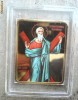 Medalia Sf. Andrei Ocrotitorul Romaniei Bronz placat cu aur, calitate proof, motive pictate, 35 gr, dim: 36x46 mm, in cutie!.