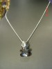 Pandantiv cristal ursulet negru cu cristale swarovski