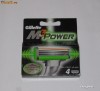 SET/BLISTER 4 REZERVE GILLETTE M3 POWER ORIGINALE+TRANSPOT GRATUIT