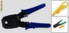 Cleste sertizat (mufat) cablu retea telefon UTP  RJ45 RJ11 RJ12   bonus cutter pt. cabluri