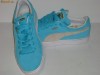 adidasi / pantofi sport Puma Suede ORIGINALI, piele intoarsa, bleu si alb, marimi: 39