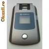 Carcasa fata superioara Motorola V3x gri Originala SWAP Carcasa fata superioara Motorola V3x gri Originala SWAP