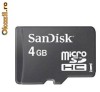 Vand carduri de memorie micro-sd 4GB SanDisk noi, vrac.