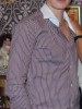 Camasa barbateasca (barbati) eleganta maro (SLIM FIT)