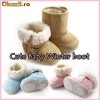 Cizme copii gen UGG roz bej albastru