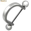 Piercing din inox chirurgical - cod 834 - 2.6/0.3 cm